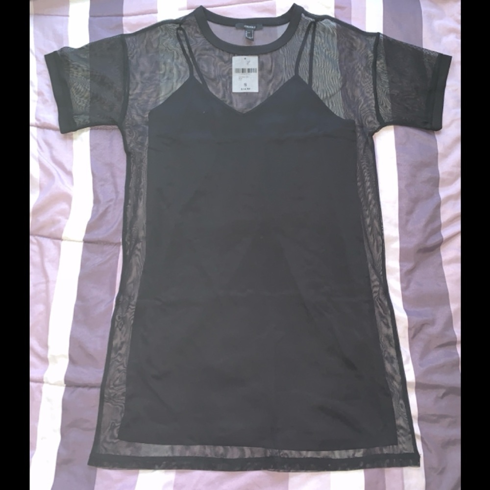 Forever 21 Black Mesh Dress 👗